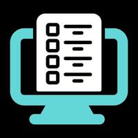 Computer Vector Icon