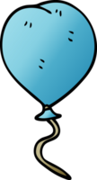 ballon de griffonnage de dessin animé png