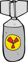 bomba nuclear de dibujos animados png