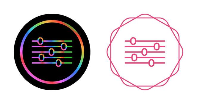 igualdad vector icono