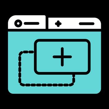 icono de vector de archivo adjunto