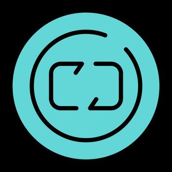 Repeat Circle Vector Icon