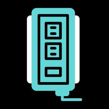 icono de vector de enchufe