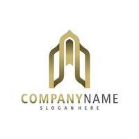 Mosque logo design vector. Creative Mosque logo concepts template vector