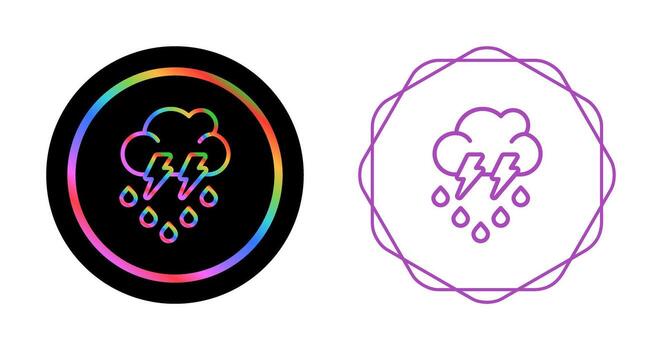 icono de vector de nube