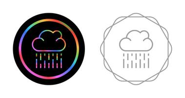 icono de vector de nube