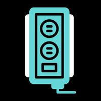 icono de vector de enchufe