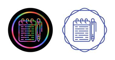 Memo pad Vector Icon