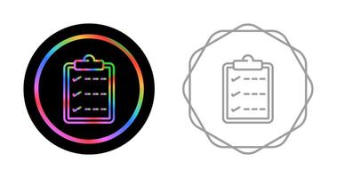 Task list with checkmarks Vector Icon