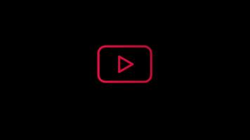 sociaal media rood vloeistof animatie video