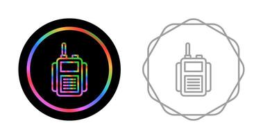 Hand crank radio Vector Icon