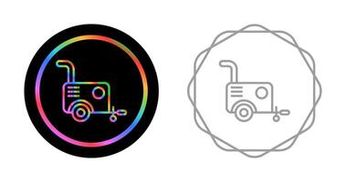 Portable air compressor Vector Icon