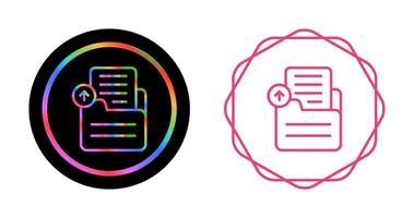 Document Upload Vector Icon