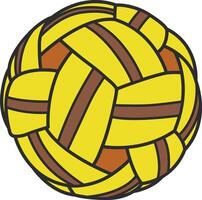 sepak takraw pelota vector ilustración aislado en blanco antecedentes