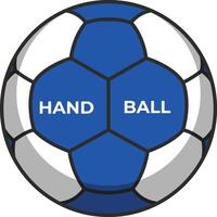 hand ball vector illustration isolated on white background