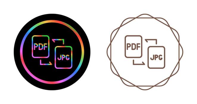 Document Conversion Vector Icon