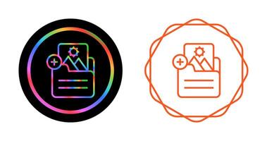 Document Insert Image Vector Icon
