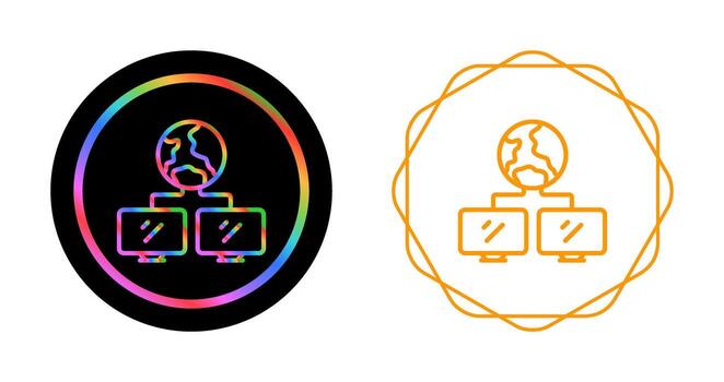 icono de vector de red