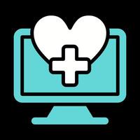icono de vector de computadora