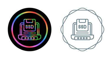 Solid State Drive Vector Icon