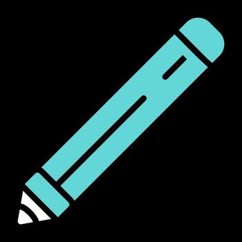 icono de vector de lápiz