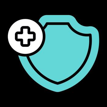 icono de vector de escudo