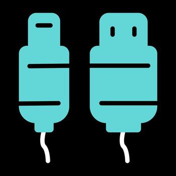 Usb Cable Vector Icon