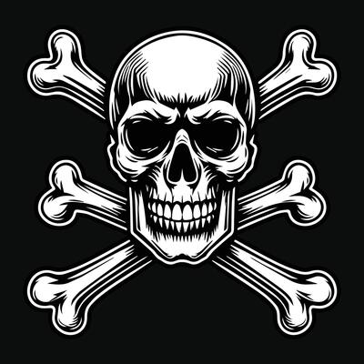 Skull with Cross Bone