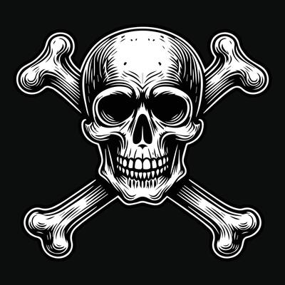 Skull with Cross Bone