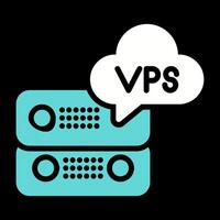 VPS Hosting Vector Icon