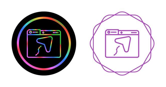 enviar icono de vector de correo