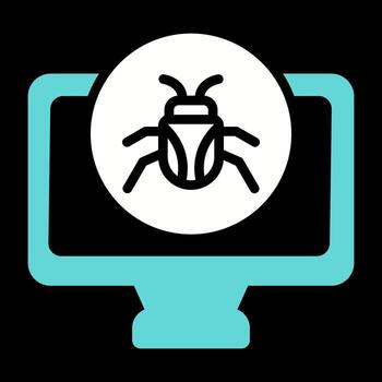icono de vector de computadora
