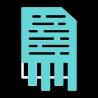 Shredding Vector Icon