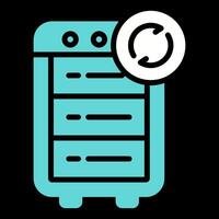 Backup Server Vector Icon