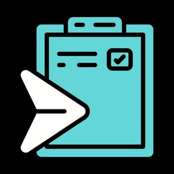 enviar icono de vector