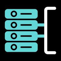 icono de vector de base de datos