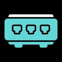 Network Switch Vector Icon