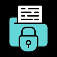Secure Folder Vector Icon