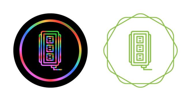 icono de vector de enchufe