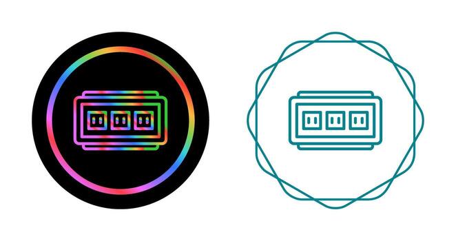 icono de vector de enchufe