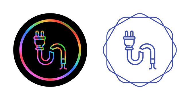 Broken Cable Vector Icon