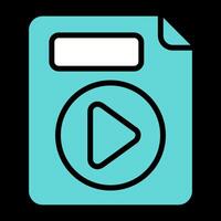 Video File Vector Icon