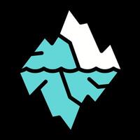 Glacier Vector Icon