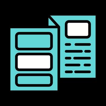 Brochure Vector Icon