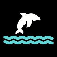 Dolphin Vector Icon