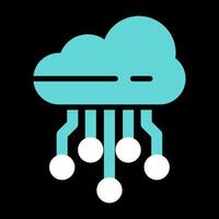 Cloud Computing Vector Icon