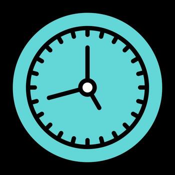 Clock Vector Icon