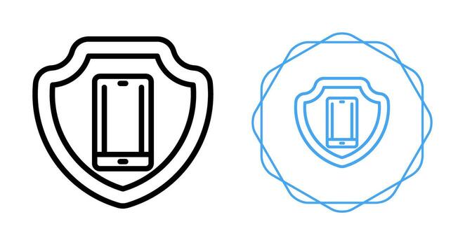 icono de vector de escudo