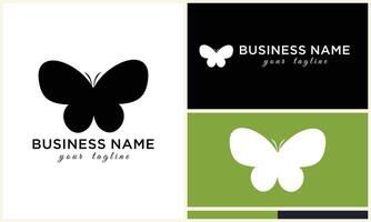 vector line butterfly logo template