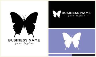 vector line butterfly logo template